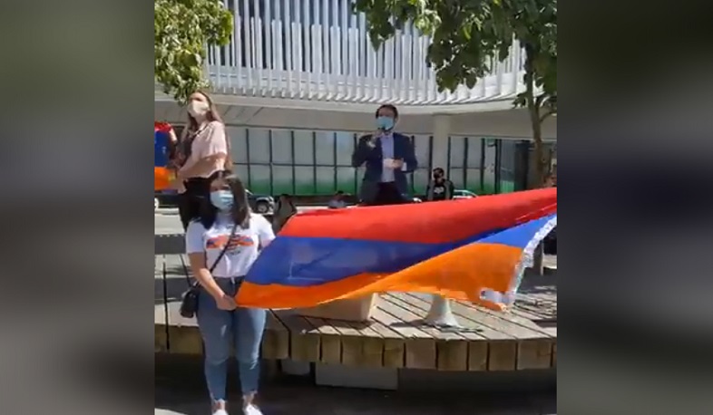 Armenians in Vancouver protested against Azerbaijani aggression