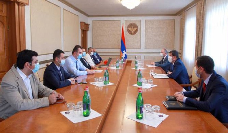 Արցախի նախագահն ընդունել է Միս և կեր արտադրողների ու անասնաբույծների ասոցիացիայի պատվիրակությանը