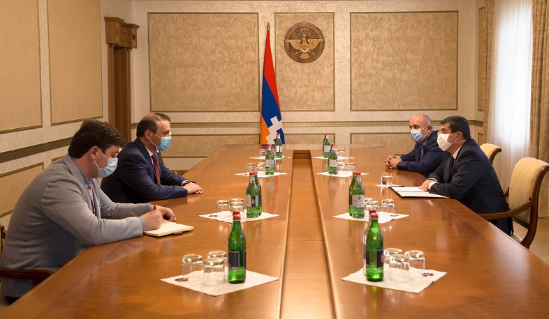 Արցախում ԱԽ քարտուղարը հանդիպել է Արայիկ Հարությունյանի և Սամվել Բաբայանի հետ