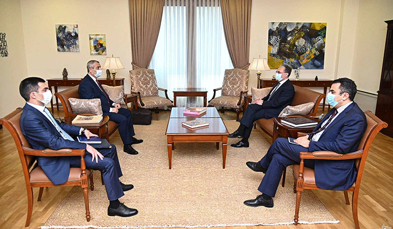 Zohrab Mnatsakanyan received Artsakh Foreign Minister