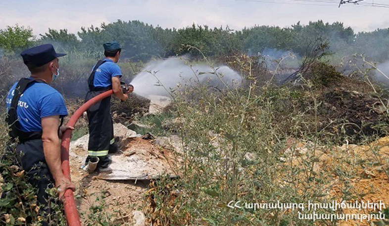 Հրշեջ-փրկարարները մարել են 8․8 հա տարածքում բռնկված հրդեհները