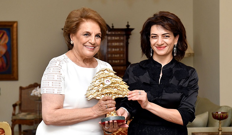 Anna Hakobyan sent a letter of condolences to the wife of the Lebanese President