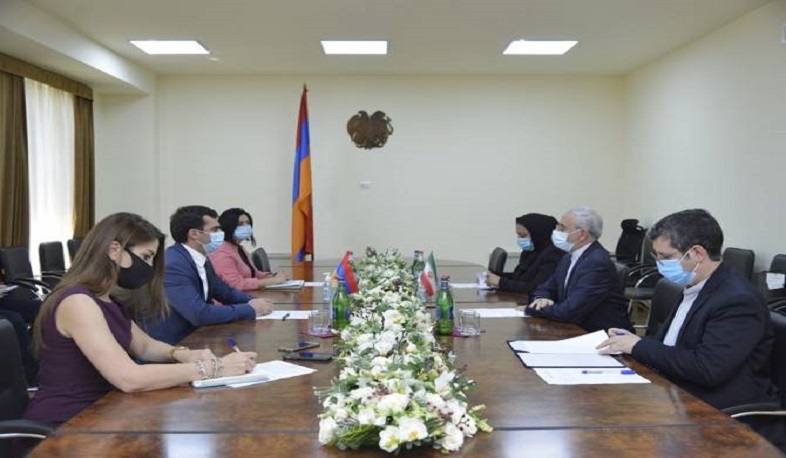 Հակոբ Արշակյանը հանդիպել է Հայաստանում Իրանի նորանշանակ դեսպանի հետ