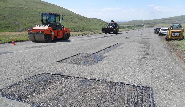 Միջին նորոգման աշխատանքներ հանրապետության մի շարք ճանապարհներին