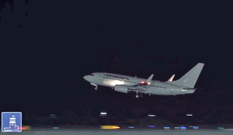 The third plane loaded with humanitarian aid left for Lebanon