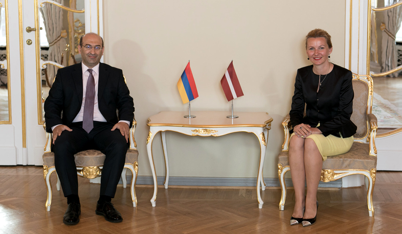 ՀՀ դեսպանը Լատվիայի խորհրդարանի փոխխոսնակի հետ քննարկել է համագործակցության հարցերի լայն շրջանակ