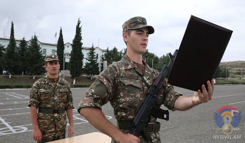 ՊԲ զորամասերից մեկում տեղի է ունեցել նորակոչիկների երդման հանդիսավոր արարողություն