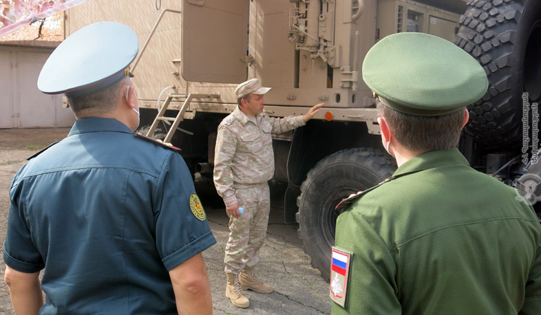 Ռազմական կցորդներն այցելել են COVID-19 վարակի հետազոտման շարժական լաբորատորիա