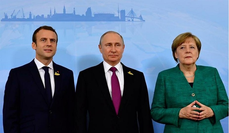 Պուտինը Մերկելի ու Մակրոնի հետ քննարկել է Բելառուսի իրադարձությունները