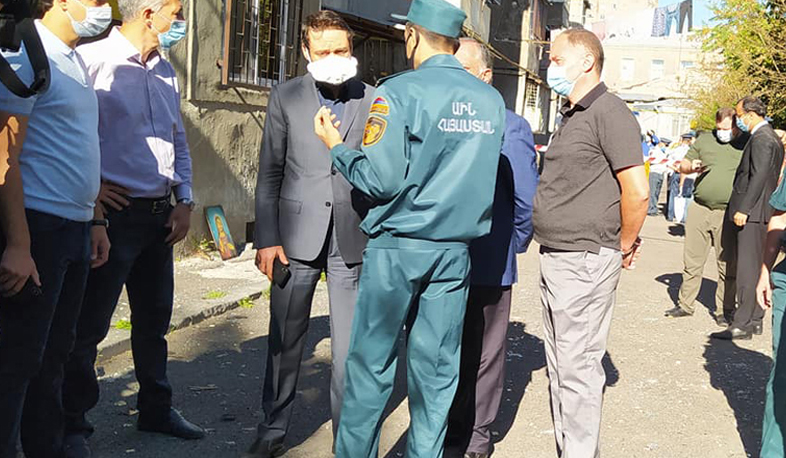 Հանձնարարել եմ պայթյունից տուժած բնակիչներին ապահովել ժամանակավոր կացարաններով. Հայկ Մարության