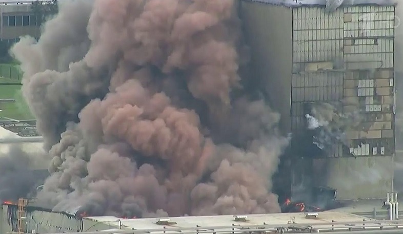 ԱՄՆ Լուիզիանա նահանգում քիմիական գործարան է այրվում