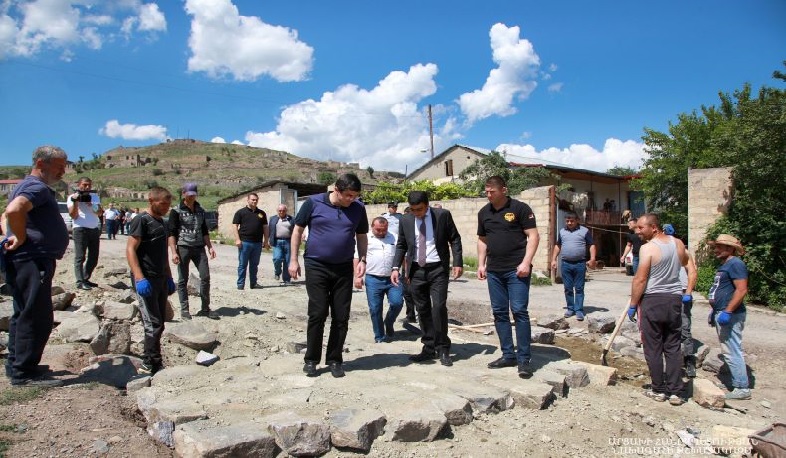 ԱՀ նախագահը Քարվաճառում ծանոթացել է ծրագրերի իրականացմանը