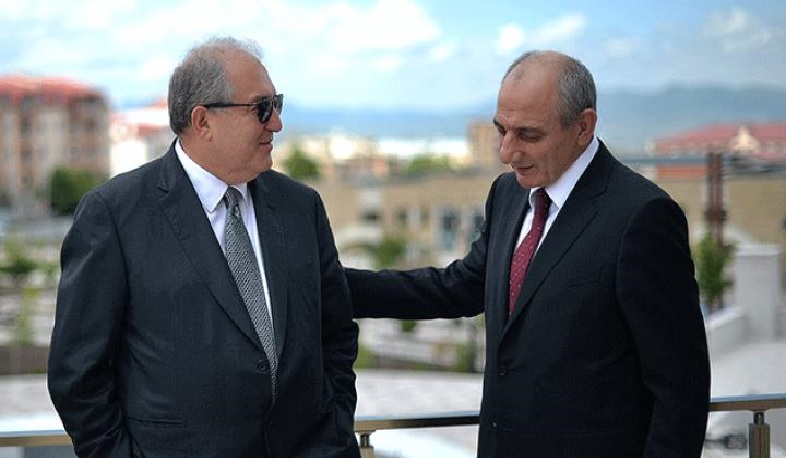 President Armen Sargsyan congratulated Bako Sahakyan on his 60th birthday