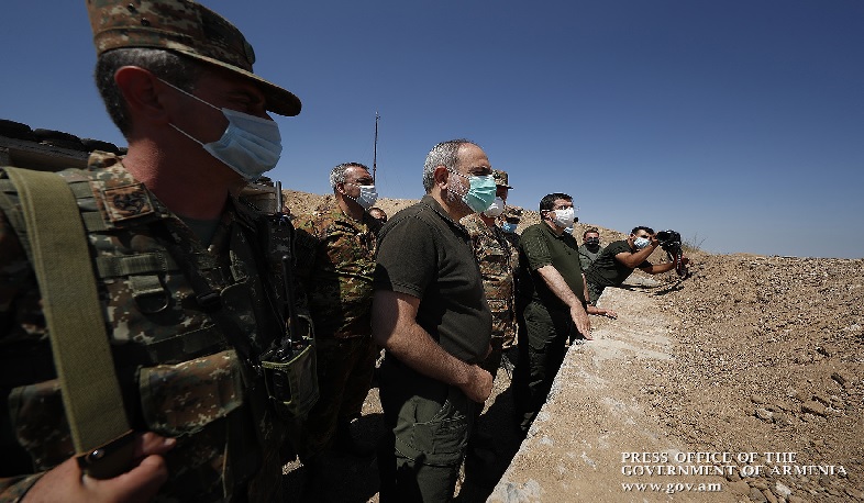 ՀՀ վարչապետն ու  ԱՀ նախագահը այցելել են սահմանապահ դիրքեր և ներկա գտնվել նորակառույց ճաշարանի բացմանը