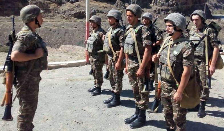 Չորրորդ զորամիավորման զորամասում անցկացվել են ցուցադրական պարապմունքներ