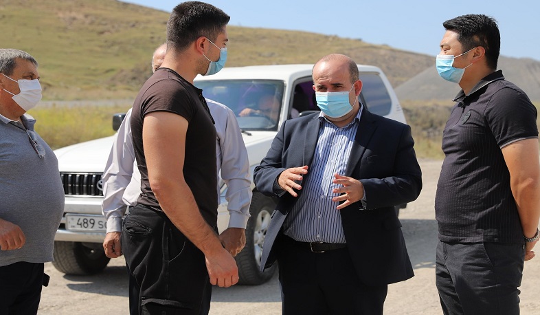 Շիրակի մարզպետը «Սինոհիդրո» հայաստանյան մասնաճյուղի փոխտնօրենի հետ այցելել է ասֆալտի արտադրամաս