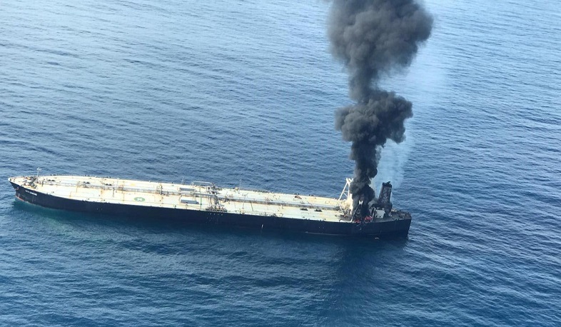 Հնդկական օվկիանոսում հրդեհ է բռնկվել 2 մլն բարել նավթ փոխադրող հսկա լցանավի վրա