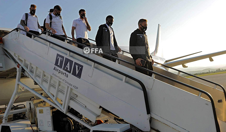 Ազգային հավաքականը ժամանել է Սկոպյե