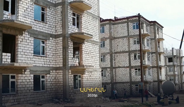 Արցախում բնակարանաշինության ծրագիրը լայն թափ է ստացել. Արայիկ Հարությունյան
