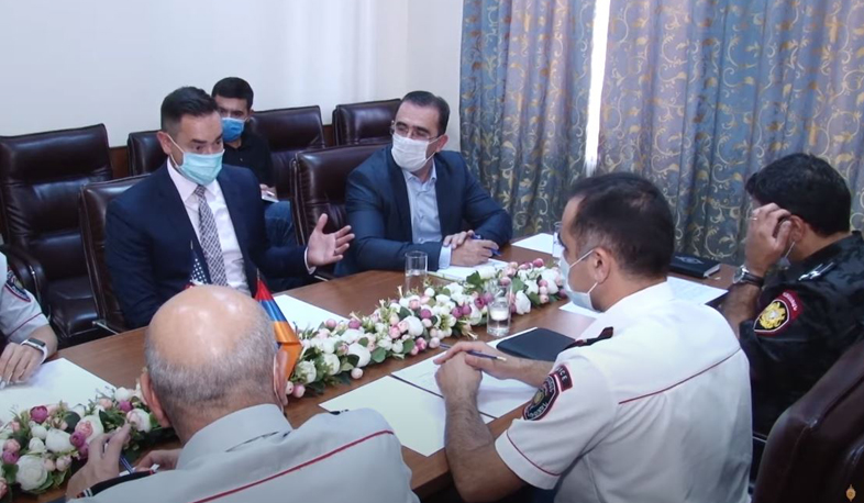 ՀՀ ոստիկանության պետի տեղակալն ընդունել է ՀՀ-ում ԱՄՆ դեսպանության անվտանգության ծառայության նորանշանակ ղեկավարին