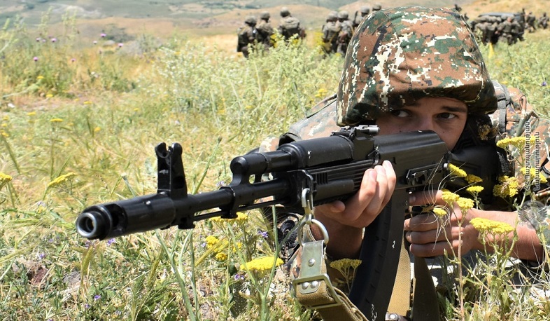 Կրակային պատրաստության պարապմունք 5-րդ զորամիավորումում