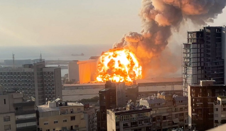 Բեյրութի նավահանգստի պայթյունի վայրում հրդեհ է բռնկվել