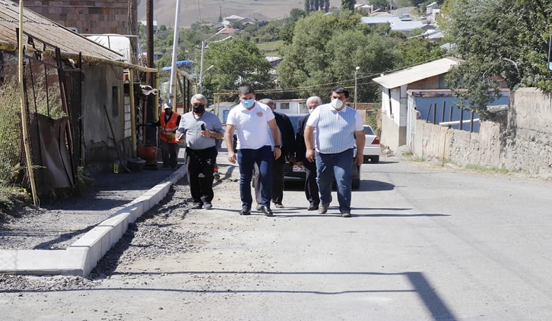 Գեղարքունիքի մարզպետը Ծովագյուղում հետևել է սուբվենցիոն ծրագրերի ընթացքին