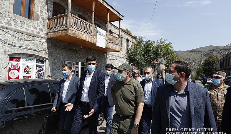Prime Minister's tour in Goris