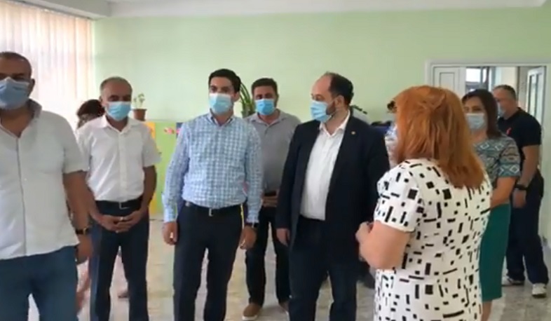 ԿԳՄՍ նախարարն Արարատի մարզում մասնակցել է 2 նոր մանկապարտեզի բացմանը