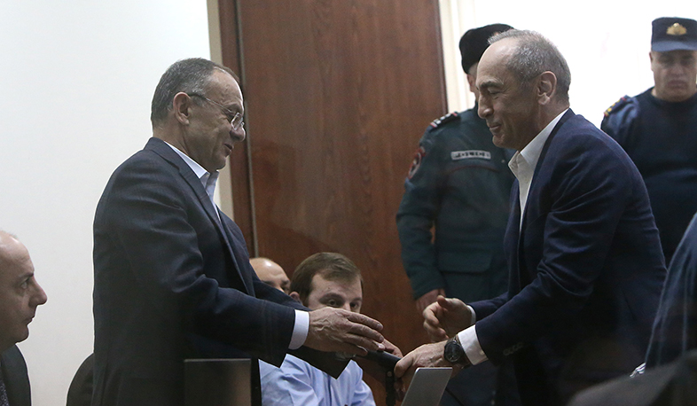 Քոչարյանն ու Օհանյանը դատարանում ներկայացրեցին 2008-ի փետրվարի 23-ի խորհրդակցության մանրամասները