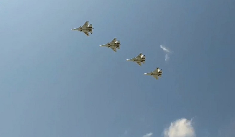 For the first time our four SUs went on duty together. Pashinyan