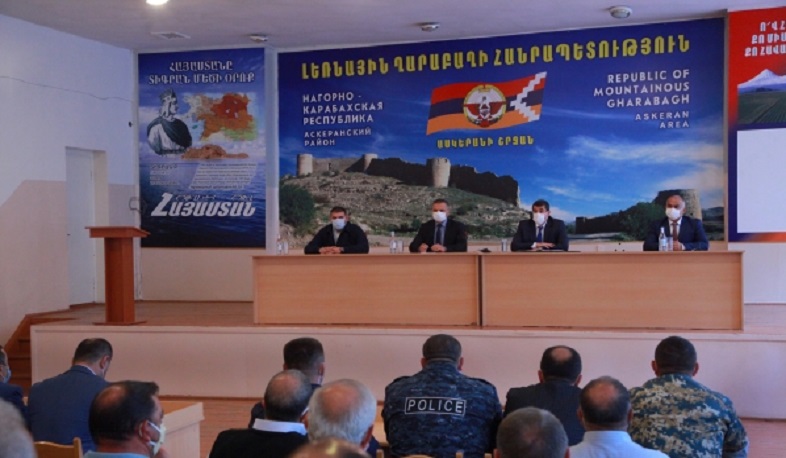 Արայիկ Հարությունյանը ներկայացրել է Ասկերանի շրջանի վարչակազմի նոր ղեկավարին