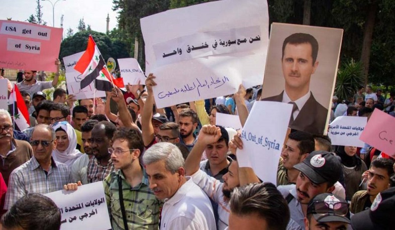 Սիրիացիները բողոքում են թուրքական զինուժի ներկայության դեմ