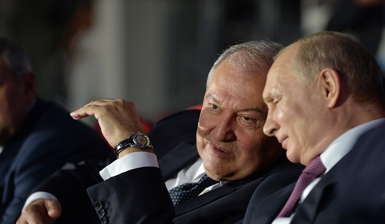 Դաշնակցային հարաբերությունների հետագա զարգացումը բխում է մեր եղբայրական ժողովուրդների շահերից. Պուտինը՝ Սարգսյանին