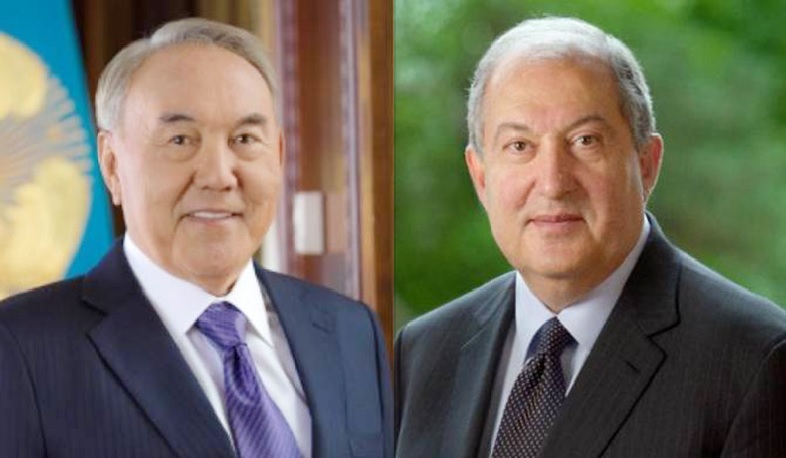 Նախագահ Սարգսյանին շնորհավորել է Ղազախստանի առաջին նախագահ Նուրսուլթան Նազարբաևը