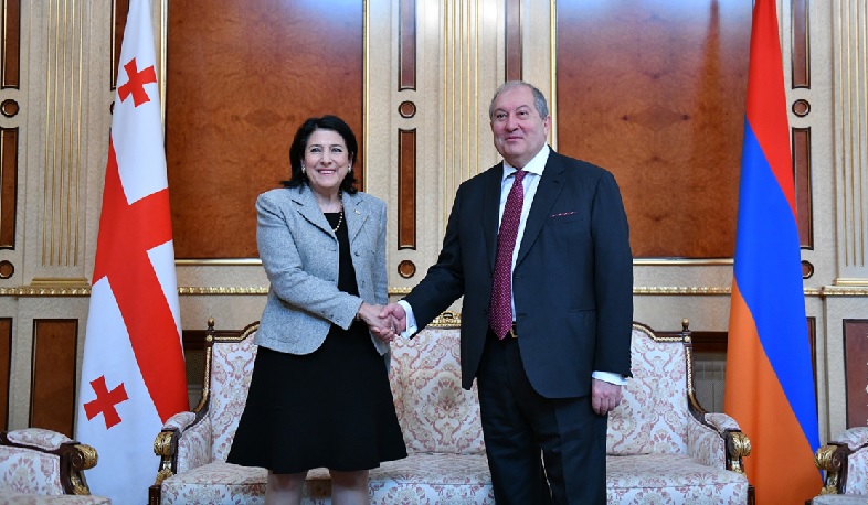 Վրաստանը կարևորում է հարաբերությունների զարգացումը Հայաստանի հետ. Սալոմե Զուրաբիշվիլին շնորհավորել է Հայաստանի նախագահ Արմեն Սարգսյանին