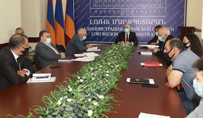 Լոռու մարզպետարանում քննարկվել են մի շարք օրախնդիր հարցեր