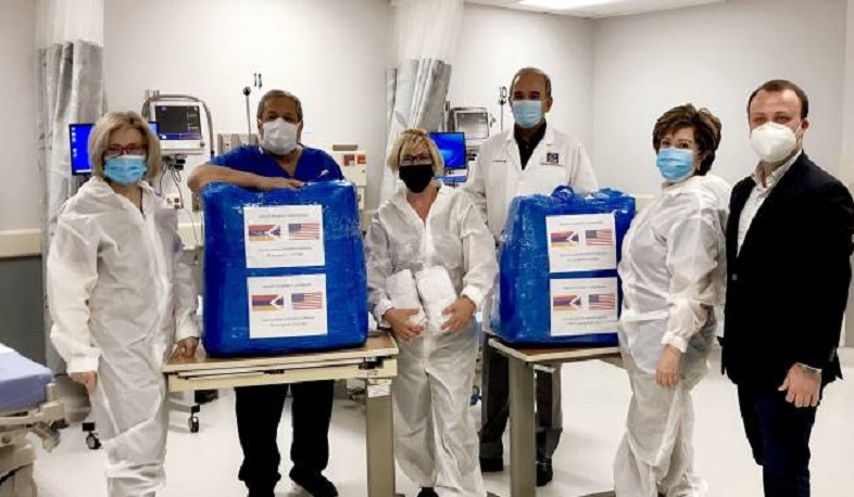Medical supplies made in Artsakh transferred to “Chevy Chase” Surgery Center in Los Angeles