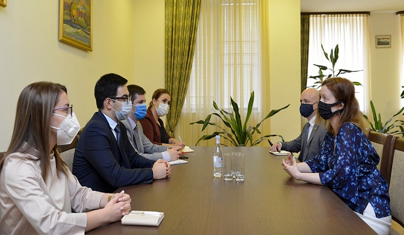 Ռուստամ Բադասյանն ընդունել է Միացյալ Թագավորության գործերի ժամանակավոր հավատարմատարին