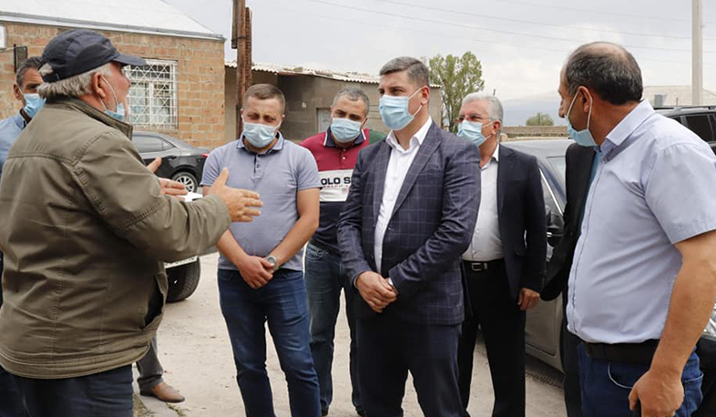 Գեղարքունիքի մարզպետը Ծովասար և Ձորագյուղ համայնքերում հետևել է սուբվենցիոն ծրագրով իրականացվող շինարարական աշխատանքներին