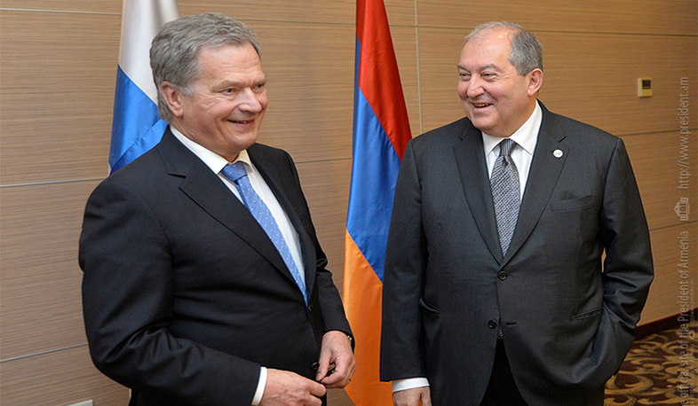 Արմեն Սարգսյանին Անկախության օրվա առթիվ շնորհավորել է Ֆինլանդիայի նախագահը