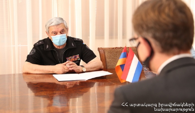 ԱԻ նախարարն ընդունել է Նիդեռլանդների Թագավորության դեսպանին