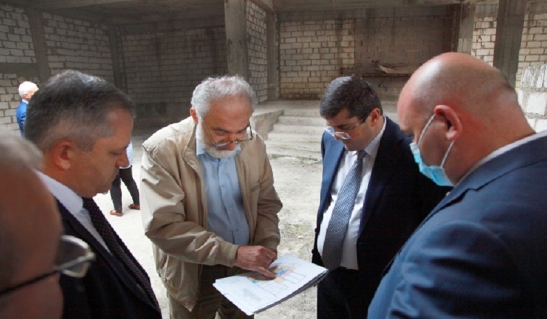 Ստեփանակերտում մարզաառողջարանային պարապմունքների կենտրոն է կառուցվում. նախագահը ծանոթացել է պայմաններին