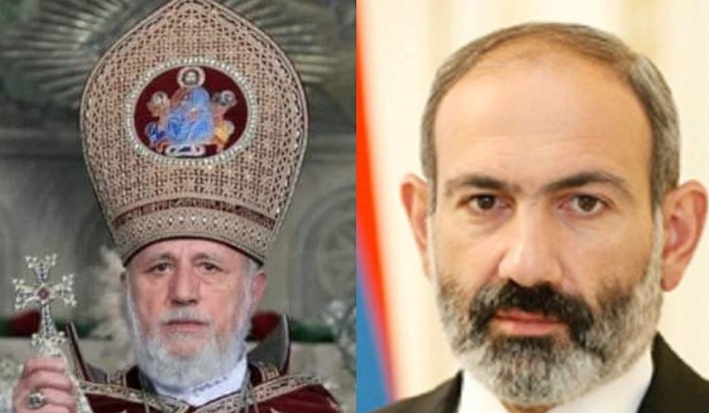 Католикос всех армян связался с Николом Пашиняном по телефону