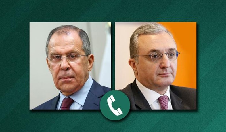 Telephone conversation between the Foreign Ministers of Russia and Armenia