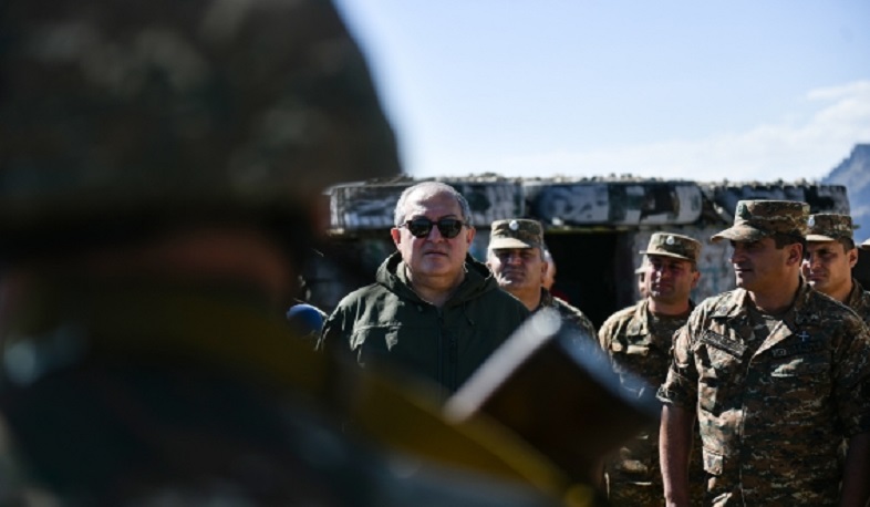 Армянская армия своими действиями снова доказывает, что она – гарант безопасности армянского народа. Президент Армении