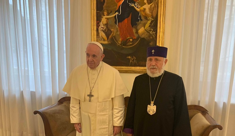 The Catholicos of All Armenians met with the Pope