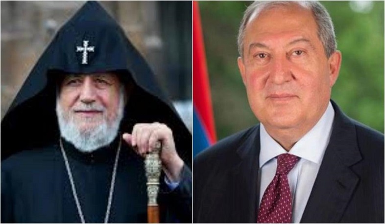 Catholicos Garegin II had a telephone conversation with the RA President