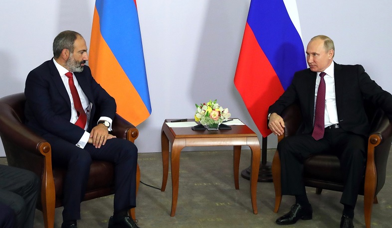 Телефонный разговор Премьер-министра Никола Пашиняна с Владимиром Путиным