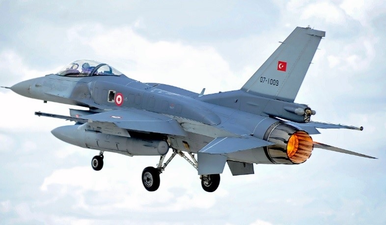 Turkish F-16 fighter hit RA Armed Forces Jet